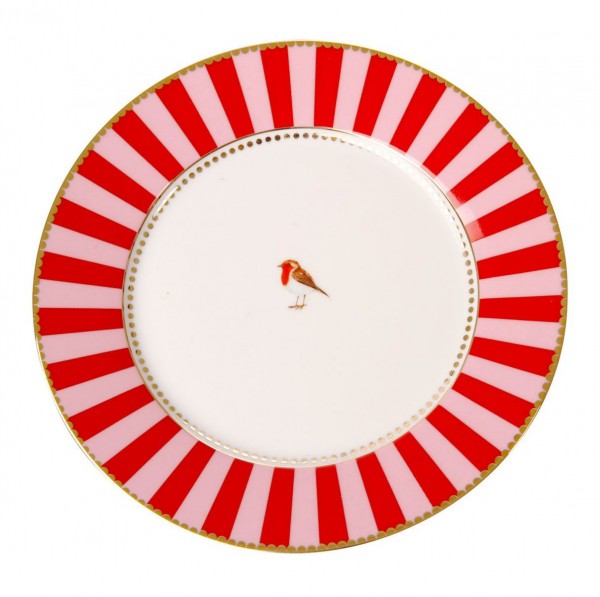 Teller Style Rot und Pink